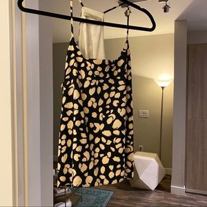 Townsen racerback tank black and cream